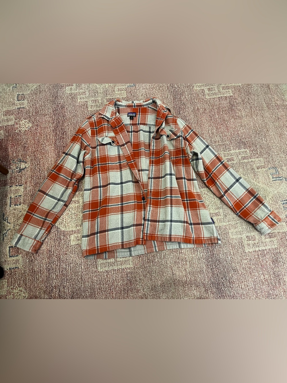 Patagonia Men's Fjord Flannel Shirt bucks top plaid size medium like ne